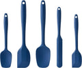 Silicone Spatula Set, 5 Piece Food Grade Rubber Spatulas by Hoewina