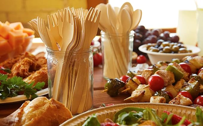 Disposable Wooden Cutlery Set - Image 9