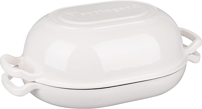 VORRINGARD Enameled Cast Iron Sourdough Bread Oven, Dutch Oven, Loaf Cast Iron - Image 9