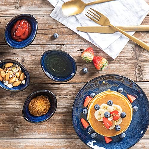 vicrays Ceramic Dipping Sauce Bowls – Small Charcuterie Dip Cups
