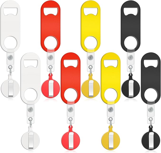 Honoson 8 Pieces Retractable Bottle Opener Bartender Flat Beer Opener by Honoson