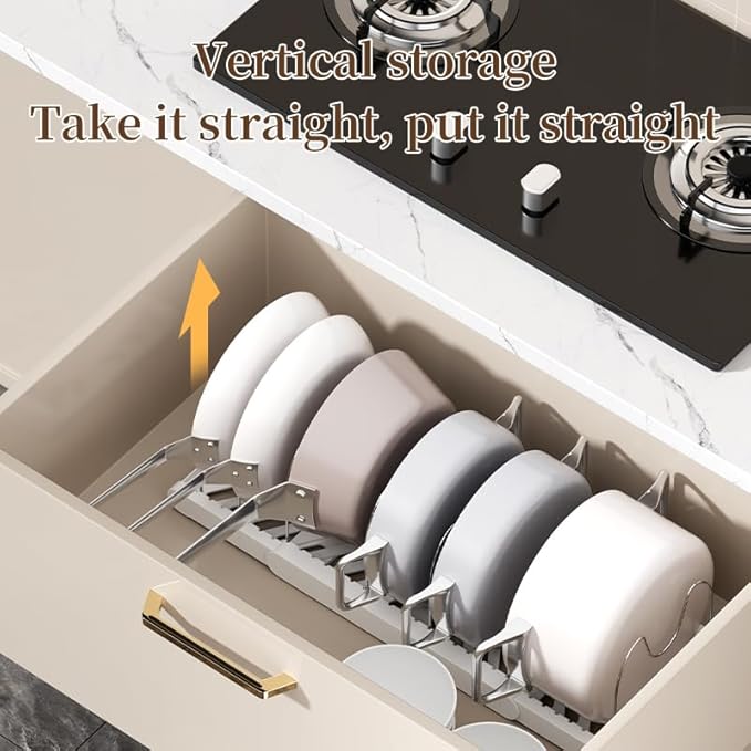 Pot Rack -Expandable Pan Organizer - Image 3
