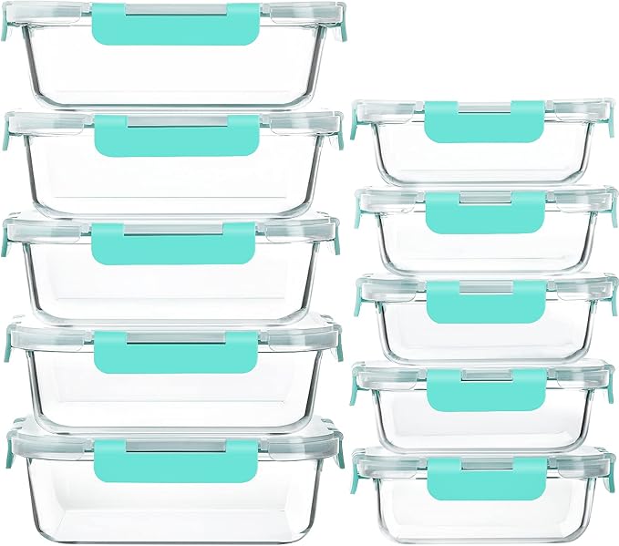 Glass Meal Prep Containers by MMCIRCO