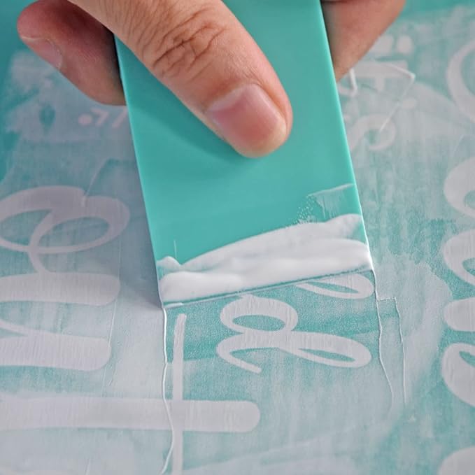 6 Pieces Screen Printing Squeegee Mini Squeegees Set, Self Adhesive Screen - Image 4