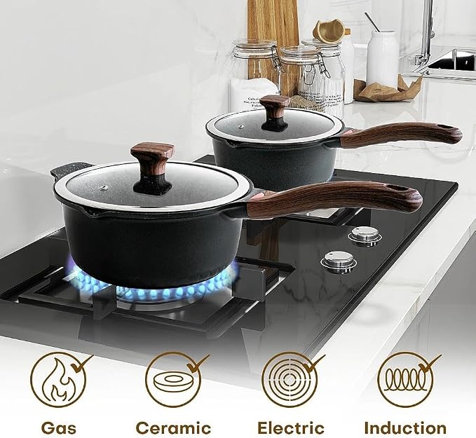 Vinchef New Nonstick Sauce Pot Set - Image 9