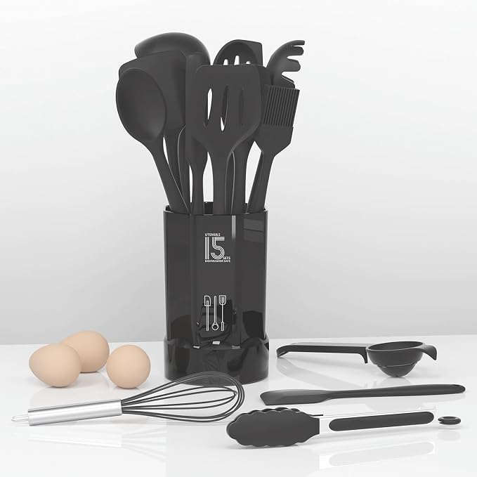 AOTHOD Silicone Cooking Utensils Set - Image 3