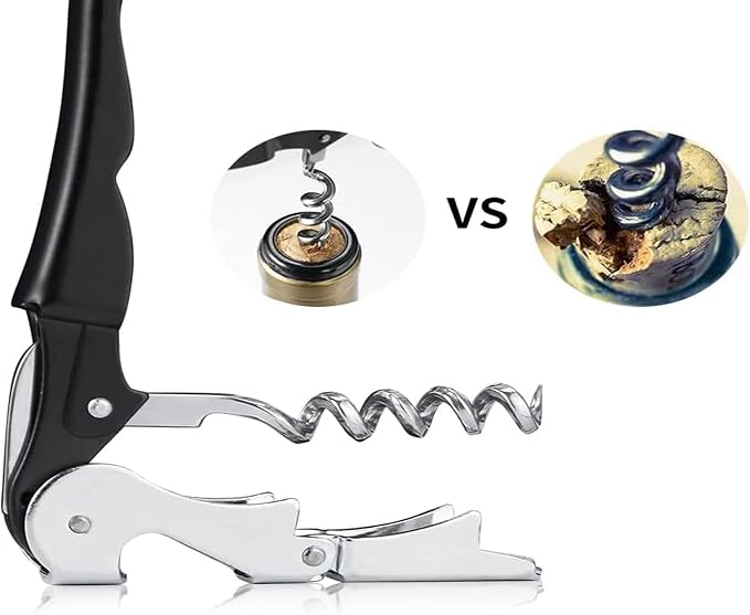 Kit-Home Professional Waiter Corkscrew Wine Openers Set, Upgraded - Image 3