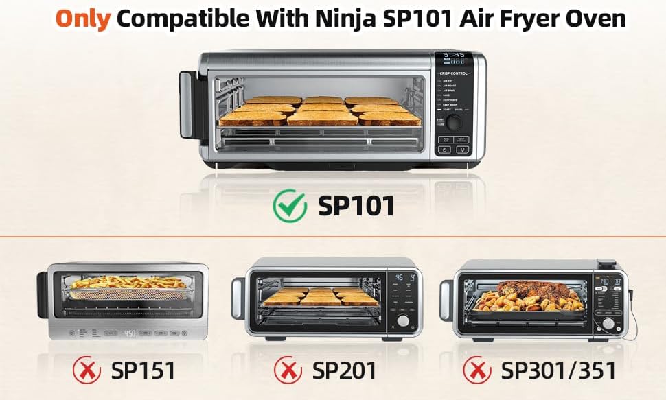 Replacement Baking Pan and 100 Pcs Parchment Paper for Ninja Foodi