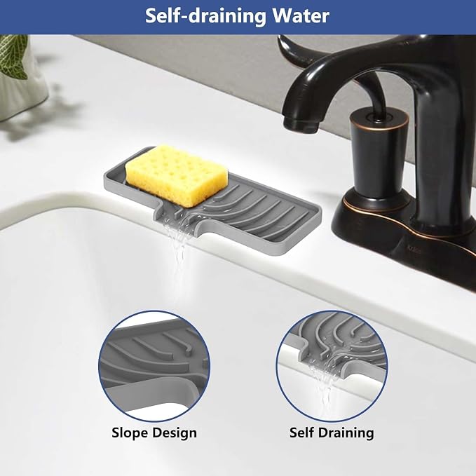 JACZZO Silicone Sponge Holder for Kitchen Sink - Image 7