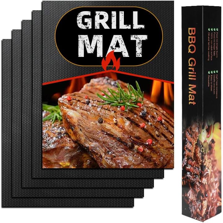 The Koala Kitchen Co.TM BBQ Grill Mats for Outdoor Grill Cooking