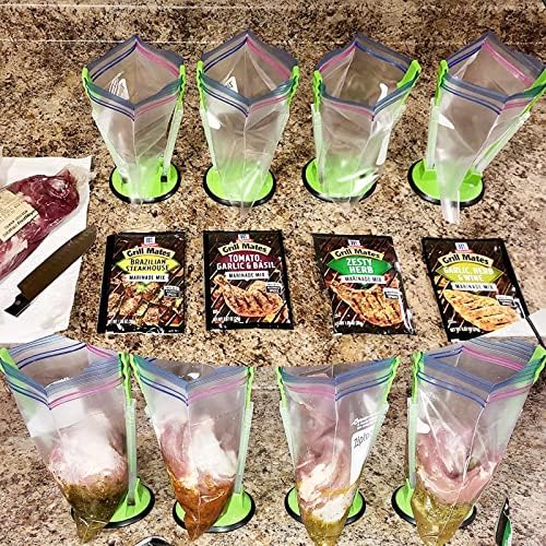 Ruibo Baggy Rack Holder For Food Prep/Ziplock Bag, Meal