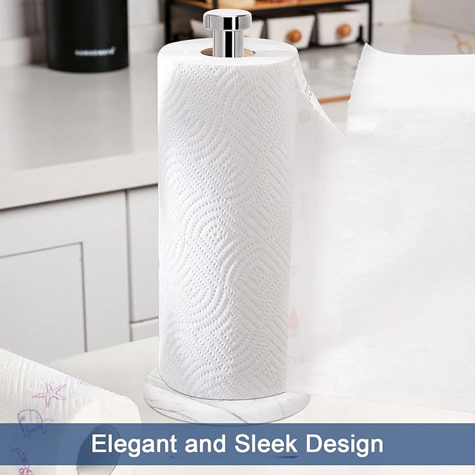 NearMoon Standing Paper Towel Holder, Kitchen Paper Towel Tissue Holder- - Image 2