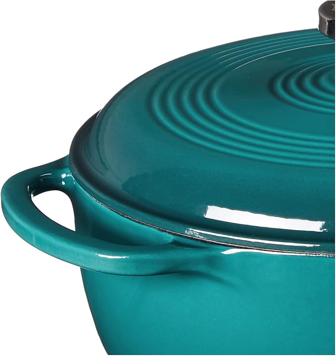 Lodge 4.5 Quart Enameled Cast Iron Dutch Oven - Image 6