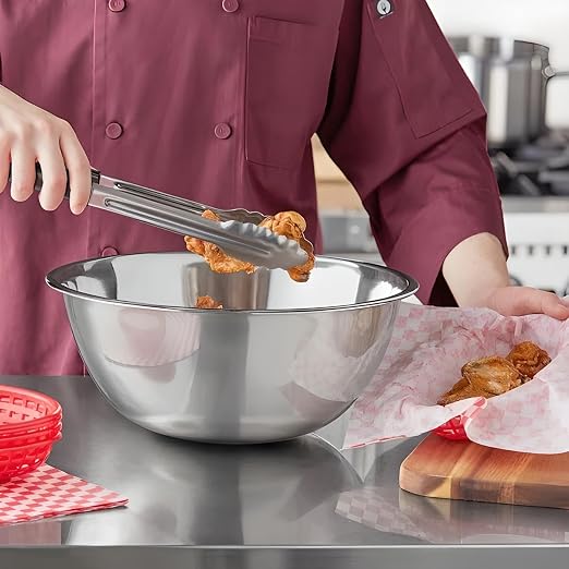 OCS Parts 8 Quart Mixing Bowls | Set of 2 | 13.25-Inch Stainless Steel - Image 9