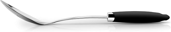 Brushed Stainless Steel Non-Slip Ergonomic Handle Spoon - Image 3