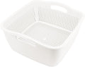 Double-layer Plastic Fruits Vegetable Washing Basket Food Storage Multi-layer by LNQ+LUNIQI