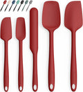 Coukre Silicone Spatula Set of 5, High Temperature Resistant, Food Grade by Coukre