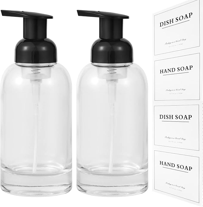 rejomiik Foaming Soap Dispenser Thick Glass Foam by rejomiik