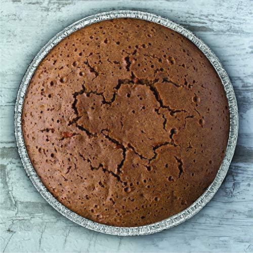 PLASTICPRO 6'' Inch Round Tin Foil Cake Pans Disposable Pack of 20
