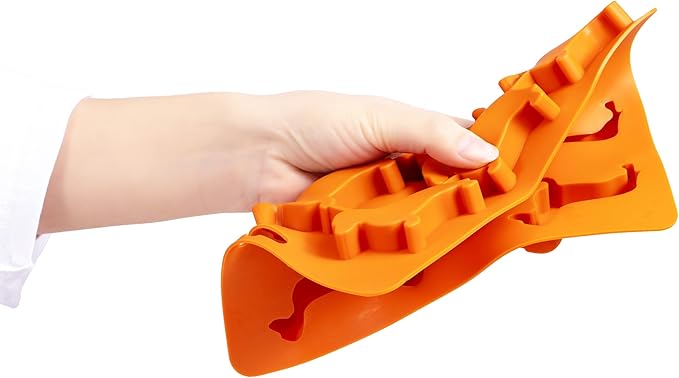 Dachshund Dog Shaped Silicone Ice Cube Molds and Tray Brown - Image 5