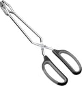 HINMAY Scissor Tongs with Comfort-Grip Handle 12-Inch Cooking Tongs by HINMAY
