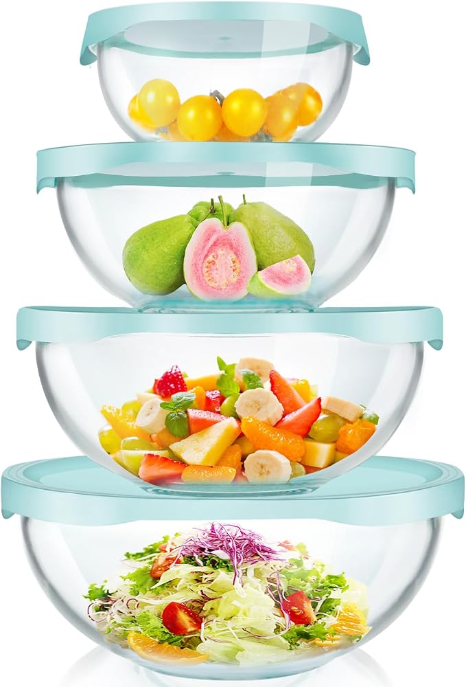 Luvan Borosilicate Clear Glass Mixing Bowls - Image 2