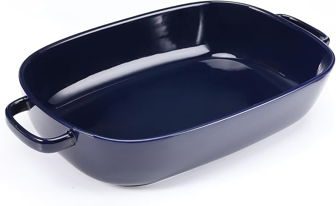 4.5 Quart Ceramic Baking Dish, Serving Bakeware by Roeveca