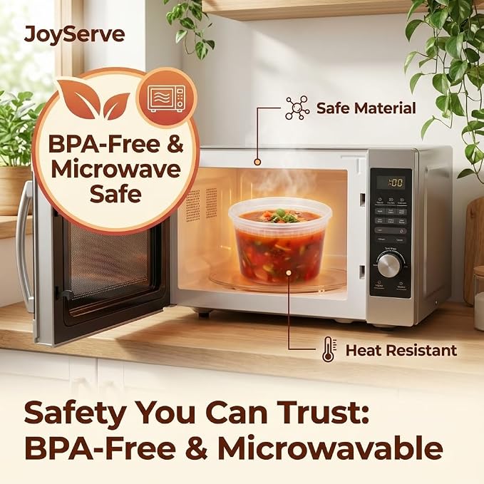 JoyServe 24 Sets Deli Containers - Image 4