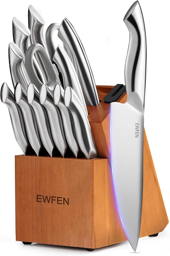 Knife Set, EWFEN 14-Piece Kitchen Knife Set by EWFEN