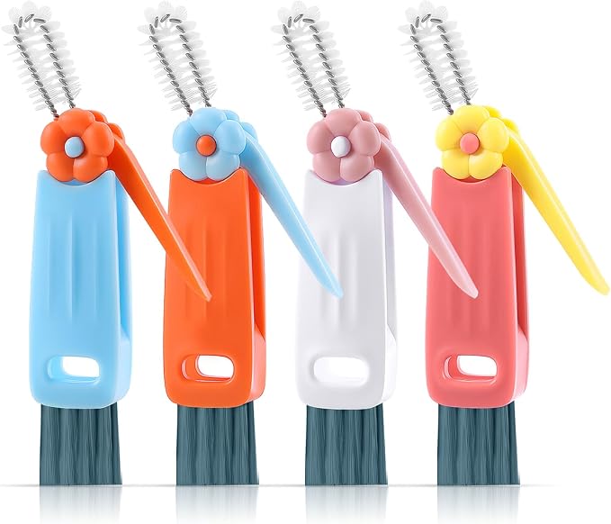 3 in 1 Cup Lid Cleaning Brush, Gap Cleaner Brushs by Unknown