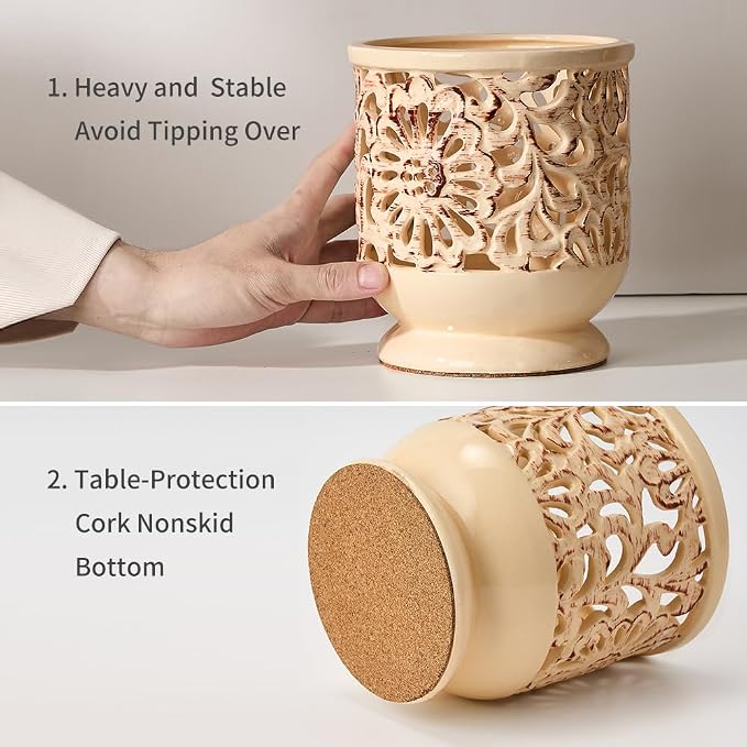 Farmhouse Kitchen Utensil Holder - Image 3