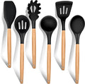 E-far Cooking Utensils Set of 6, Silicone Kitchen Utensils by E-far