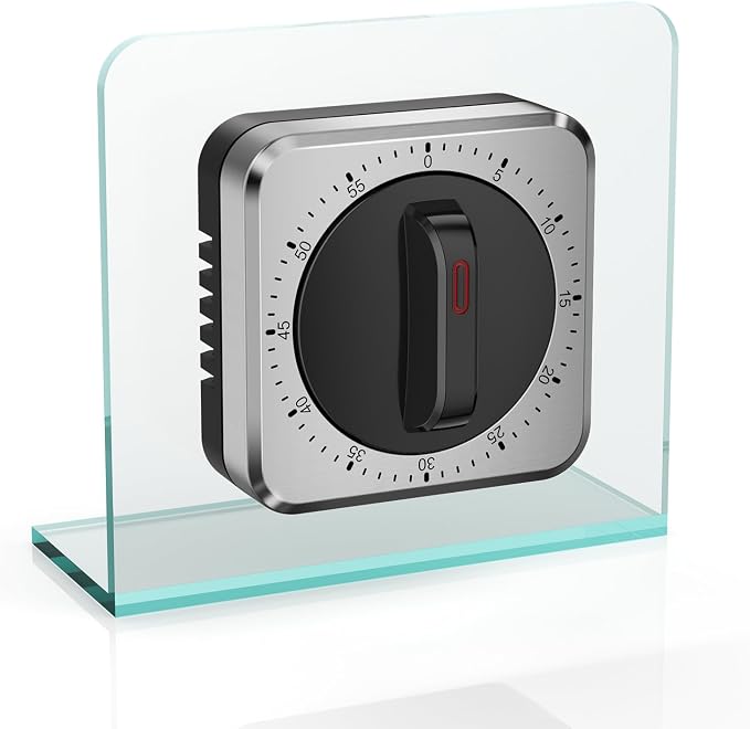 Mechanical Kitchen Timer with Magnet: Wind Up Cooking Timer Clock with Loud - Image 12