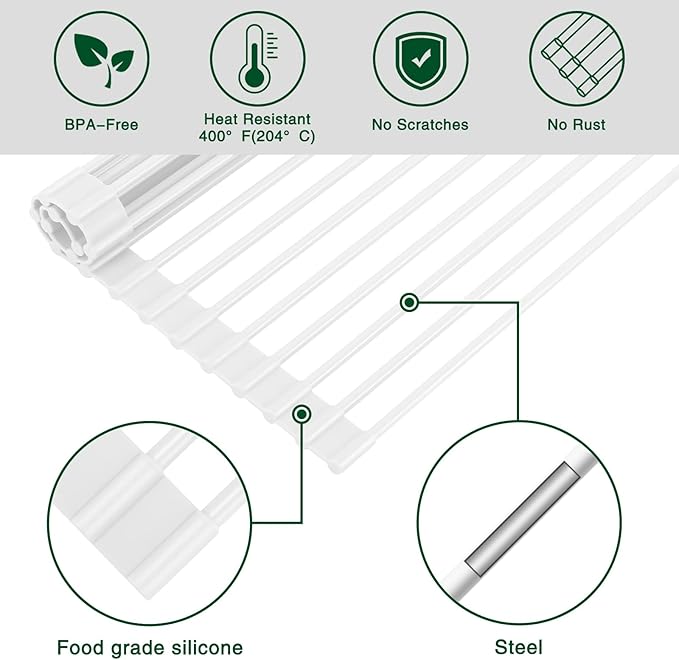 Hanzenma Roll Up Dish Drying Rack - Image 5