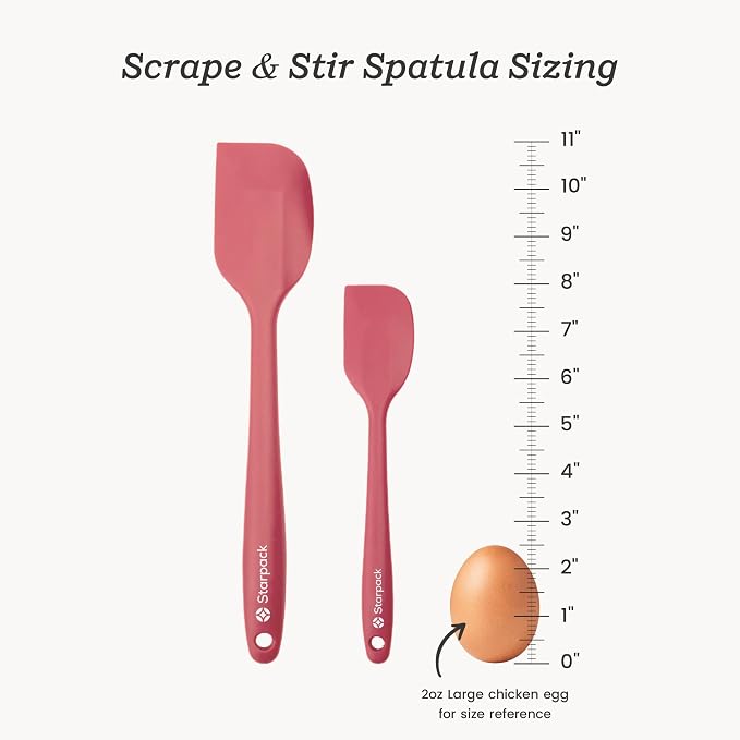 Starpack 'Scrape & Stir' Silicone Spatula Set - Image 4