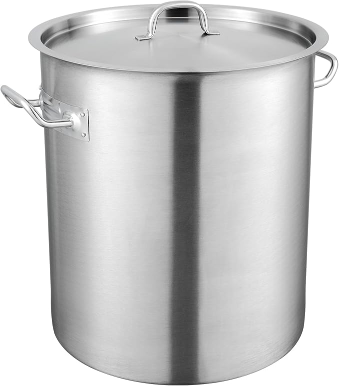 VEVOR 18/8 Stainless Steel Stockpot, 42QT Large Cooking Pots, Heavy Duty by VEVOR