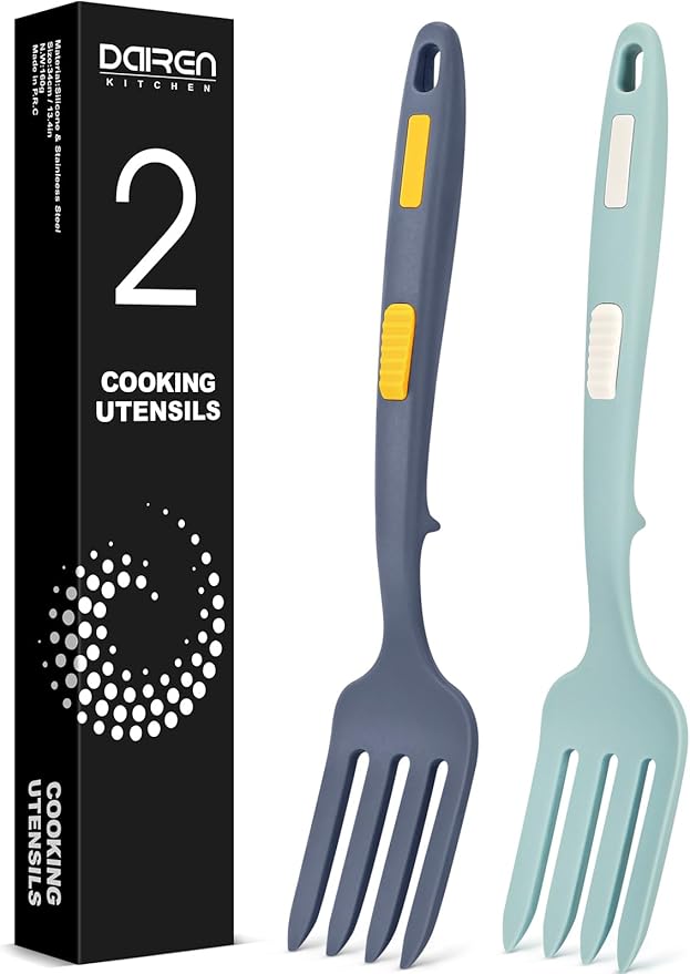 Silicone Flexible Long Handler, 11.6 Inch Heat Resistant Cooking Tool, Non by DaiRenKitchen