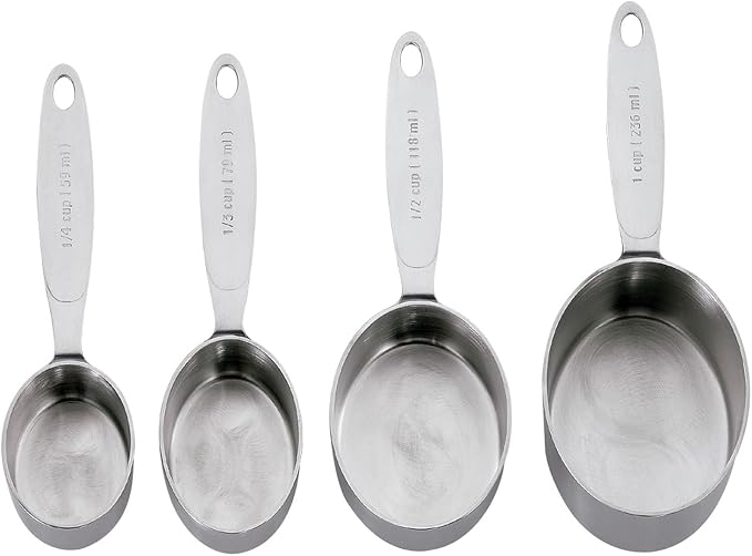 Cuisipro Stainless Steel Measuring Cup Set by Cuisipro