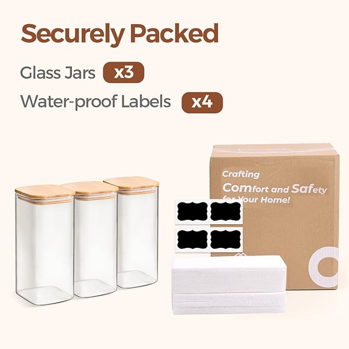 ComSaf Airtight Glass Storage Canister - Image 8