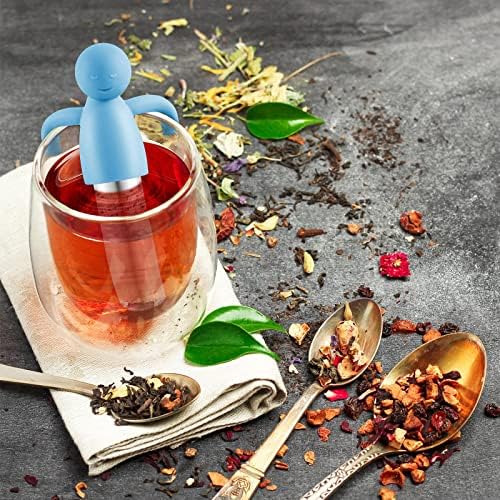 2 Pieces Tea Infuser for Loose Tea, Blue, Pink