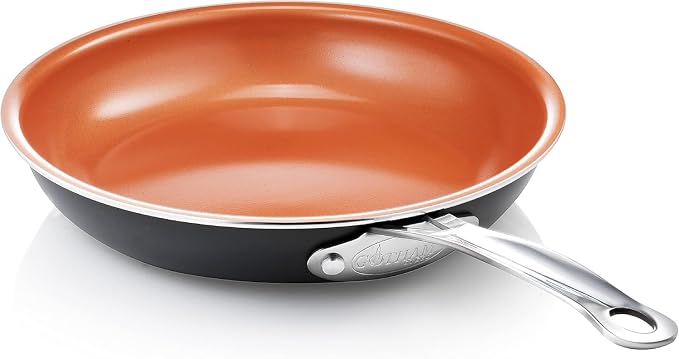 Gotham Steel Non Stick Frying Pan, 12.5” Ceramic Frying Pan Nonstick, Long by GothamSteel