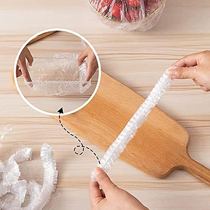 Fresh Keeping Bags, Plastic Sealing Bags Food Cover, Universal Kitchen Wrap - Image 3