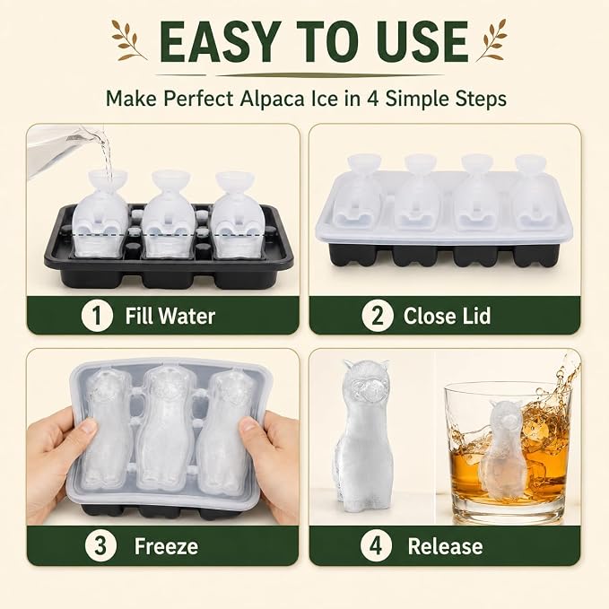 Alpaca Ice Cube Tray Mold - Image 4