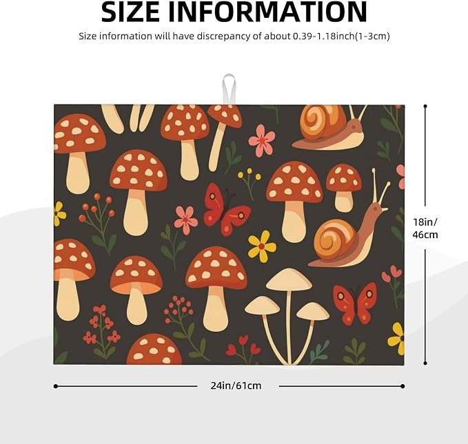 Mushroom Snail Dish Drying Mats - Image 3