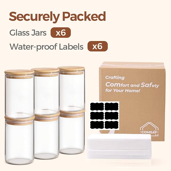 ComSaf 1 Qt Glass Storage Containers - Image 8