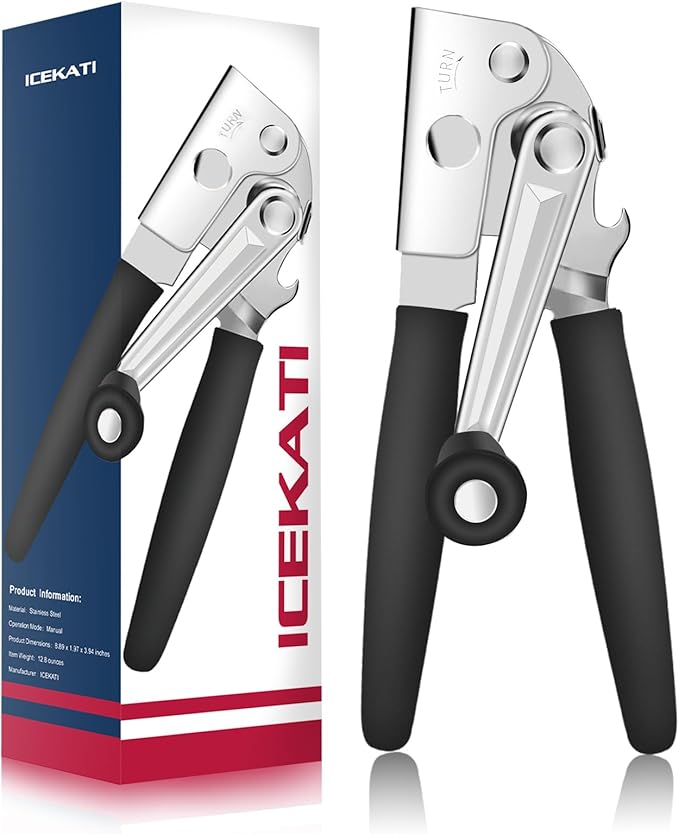 Can Opener Manual, ICEKATI Commercial Heavy Duty Can Opener by ICEKATI