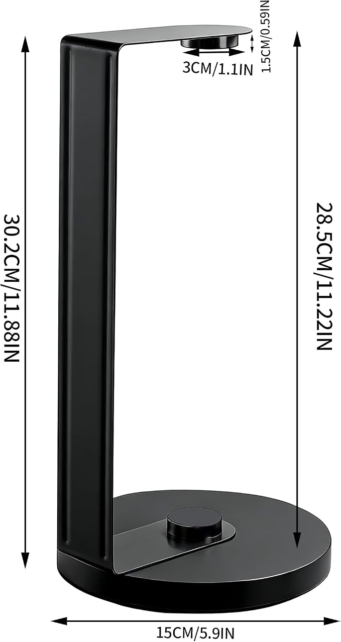 ZUNTO Paper Towel Holder for Countertop, Freestanding Kitchen Paper Towel - Image 3