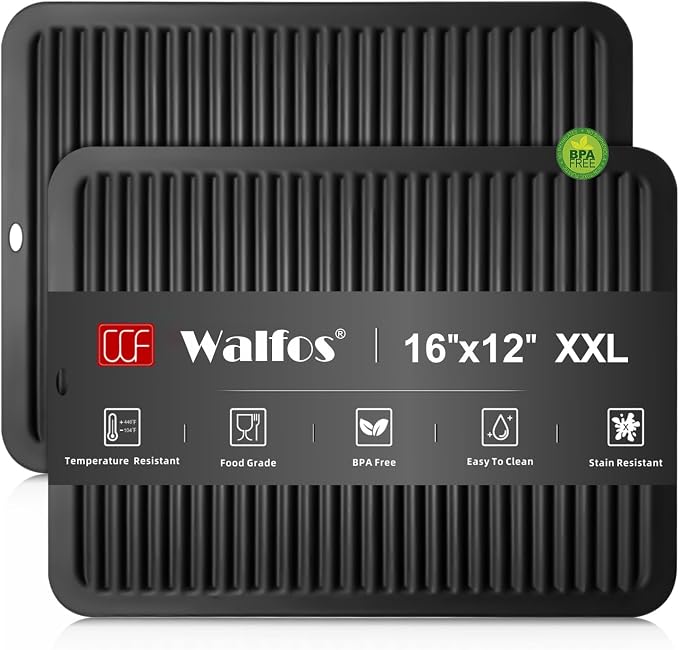 Walfos Large Silicone Trivet 16x12 Inch, Trivets by Walfos