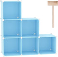 C&AHOME Cube Storage Organizer, 6-Cube Shelves Units, Closet Cabinet, DIY by CAHOME
