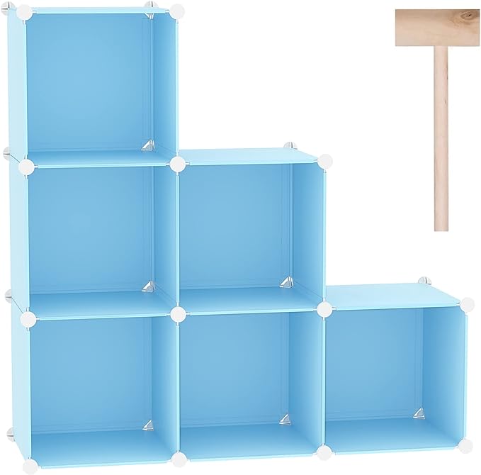 C&AHOME Cube Storage Organizer, 6-Cube Shelves Units, Closet Cabinet, DIY by CAHOME